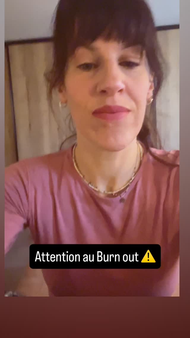 ⚠️Attention au burn out
J’ai réduit drastiquement la possibilité de me contacter.