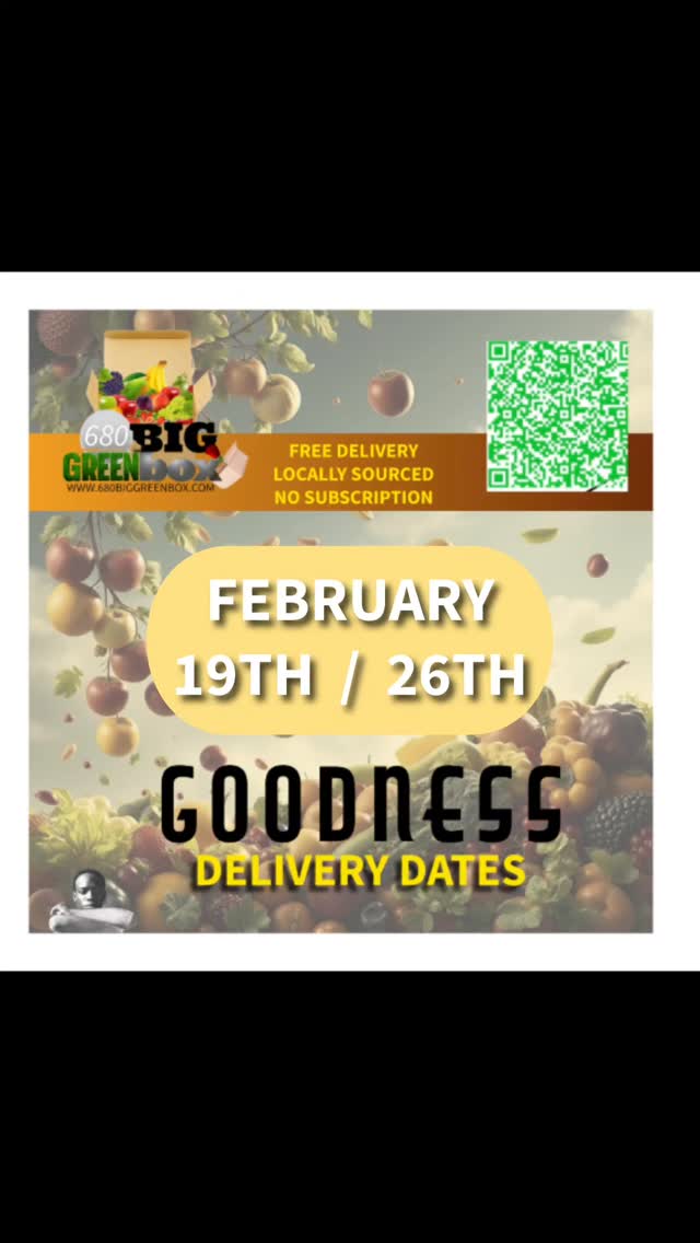 GOODNESS vs. PRODUCE
@680biggreenbox