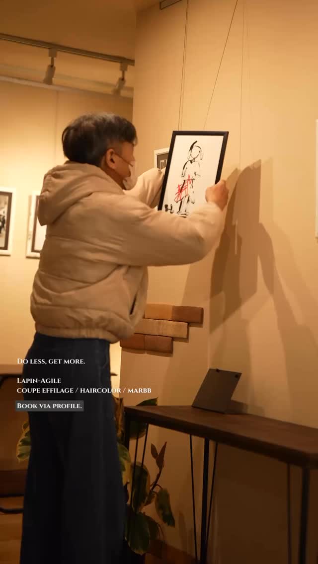 「生成AIからアナログ」展
@produce723
約2週間の短期展示となります。
南行徳美容室ラパンアジール
◆ Menu (Tax in)◆
・Cut |¥6,600
・Color |¥8,800〜
・Spa |¥2,200〜
※他メニュー、ご予約はプロフィールリンクから
#南行徳美容室 #ラパンアジール
#アートギャラリー #アート