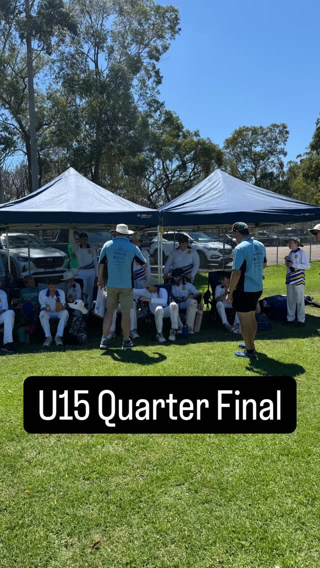 Let’s Go Thornleigh U15 Quarter Final. Thornleigh defending 115. Oakhill 51 at drinks. 🏏🏏