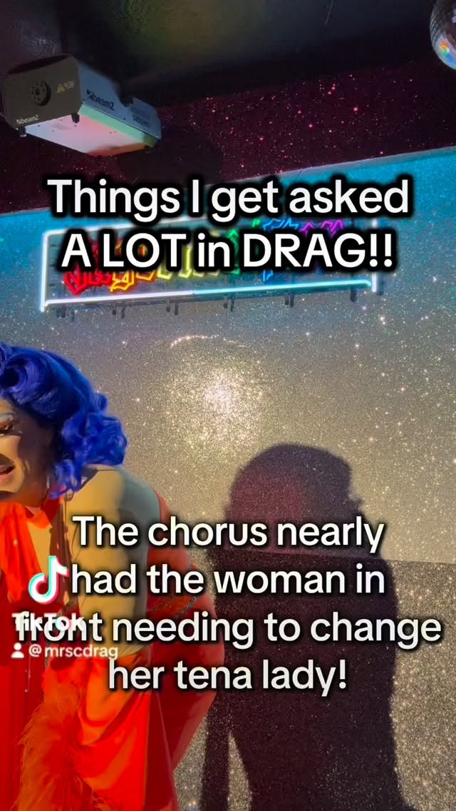 This is the number one most asked question about me when I’m in drag? Anyone else get this?
#dragqueen #dragperformance #rupaul #dragrace