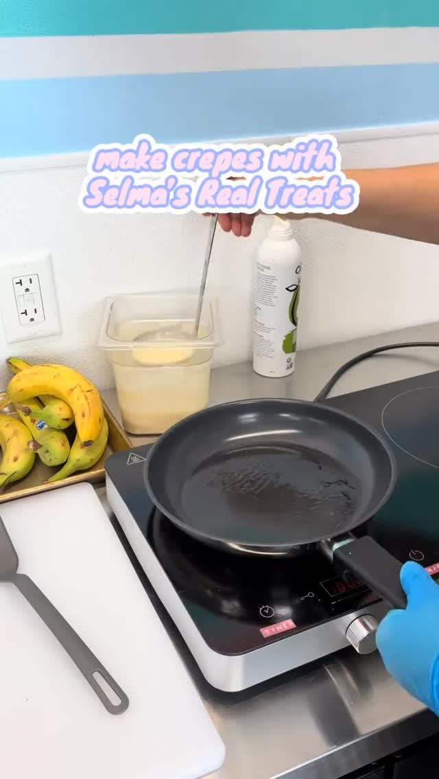 We’re serving up crepes with our pop-up baker @selmasrealtreats. Get ‘em while they last!