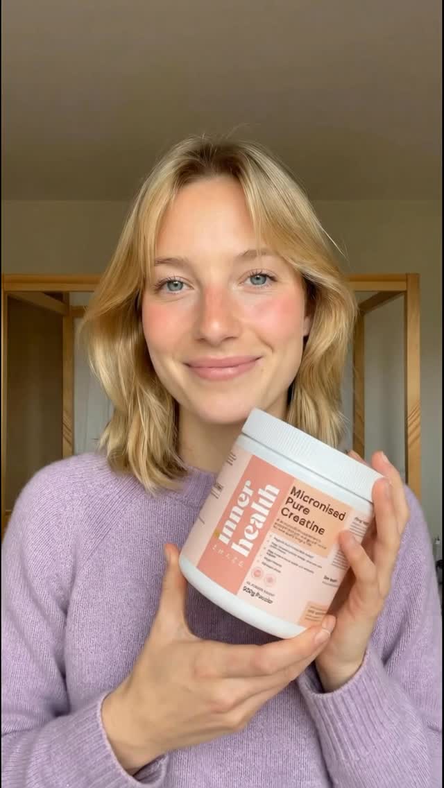 Daily supplement for women’s health… As hormones shift, muscle and energy matter more.
Creatine helps support strength, energy and resilience in women including through menopause.