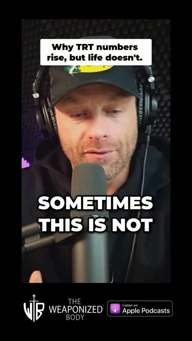 On last week’s episode of The Weaponized Body, I broke down:
👉 Why SERMs fail in primary hypogonadism
👉 Why secondary hypogonadism often looks “fixed” on paper but not in real life
👉 How SHBG, estrogen, and side effects sabotage results
👉 When SERMs do make sense — and when they absolutely don’t
Check out the full episode on The Weaponized Body Podcast 🎧