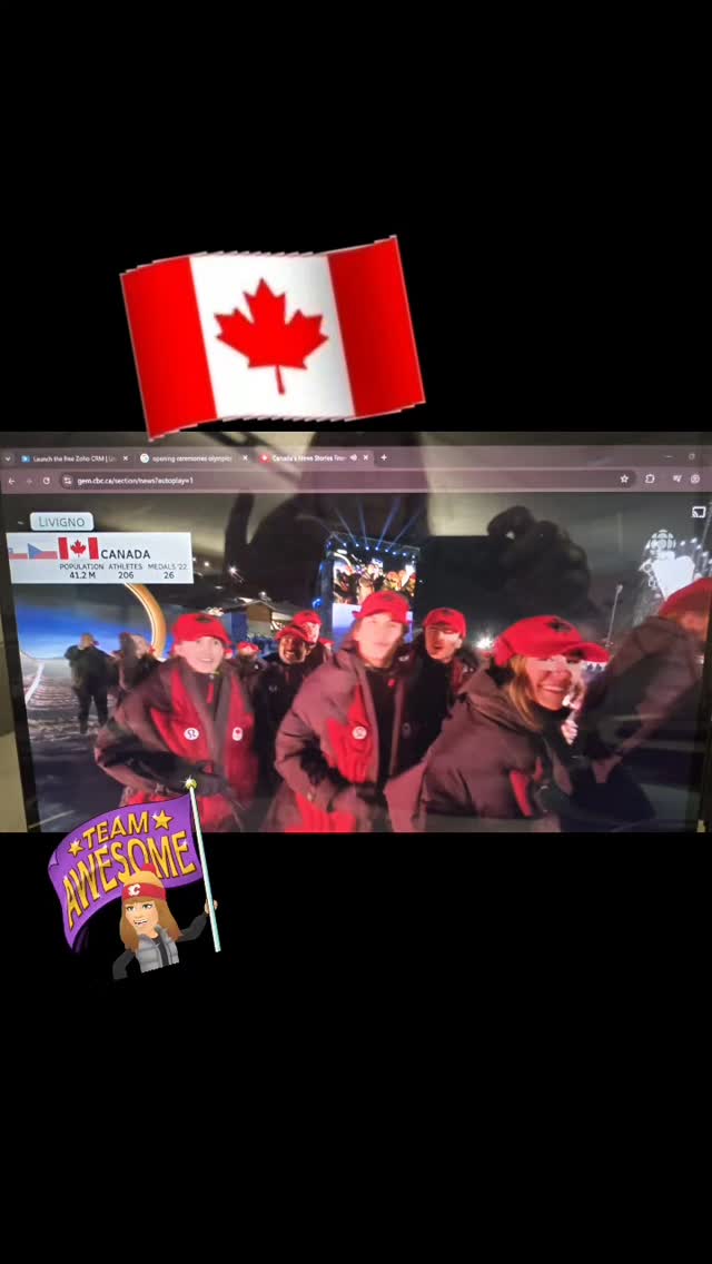 GO CANADA!!
#gocanada
#winterolympics2026
#milanocortina2026
#openingceremony