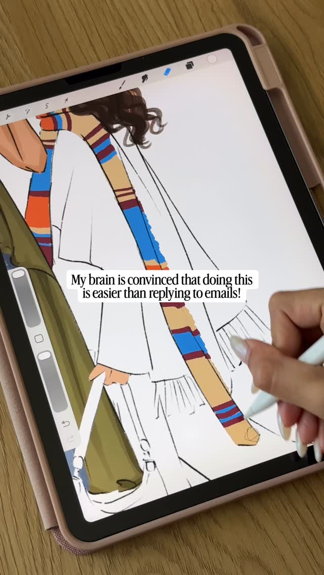 Always choosing to draw outfits instead of doing literally anything productive! ✍🏼✨
#fashionillustration #digitalart #procreate #fashionartist #fashionsketch