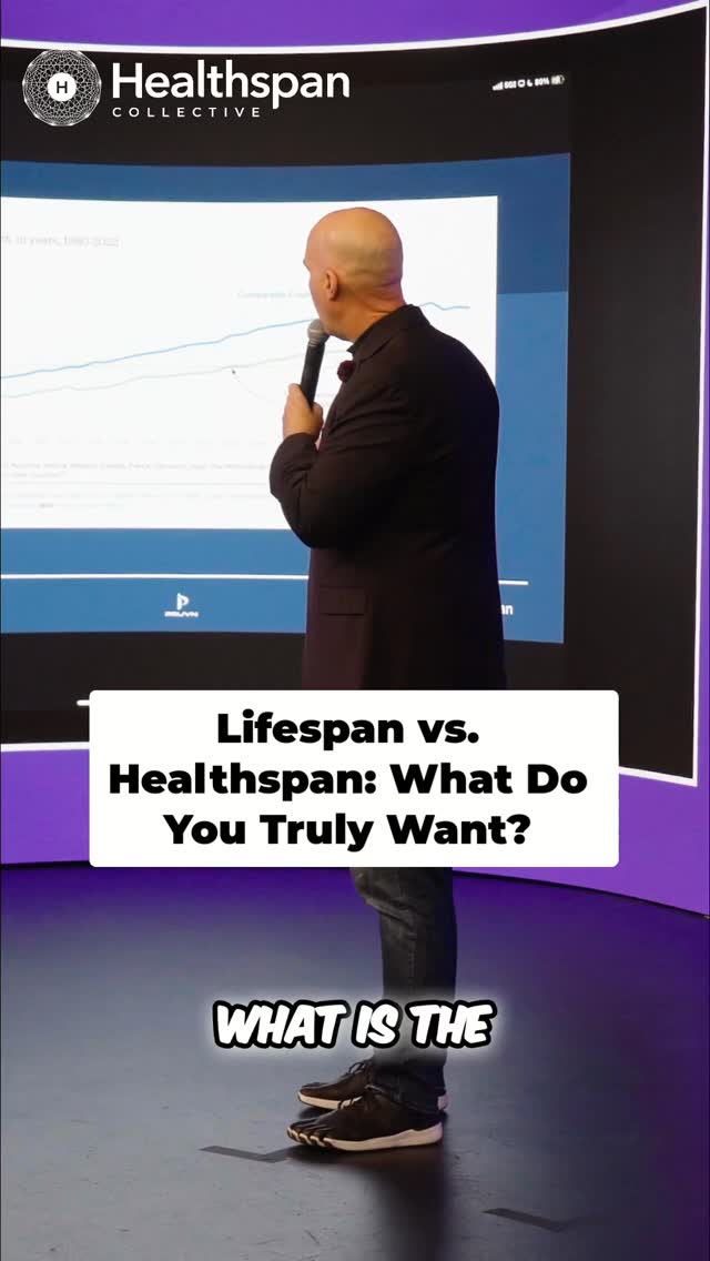The #1 question I get is:
“What’s the difference between lifespan and healthspan?”
So here’s a short clip from the Longevity Leadership Conference at the Verizon Innovation Lab, where I break it down in plain language.
Living longer only matters if you’re living well.
That’s what healthspan is all about.
Hope you enjoy this—and feel free to share it.
We’ll be bringing the Longevity Leadership Conference back again this year. See you there. 👋✨
#Healthspan #Lifespan #Longevity #LiveBetterLonger FutureOfHealth PreventativeHealth Leadership ConferenceLife