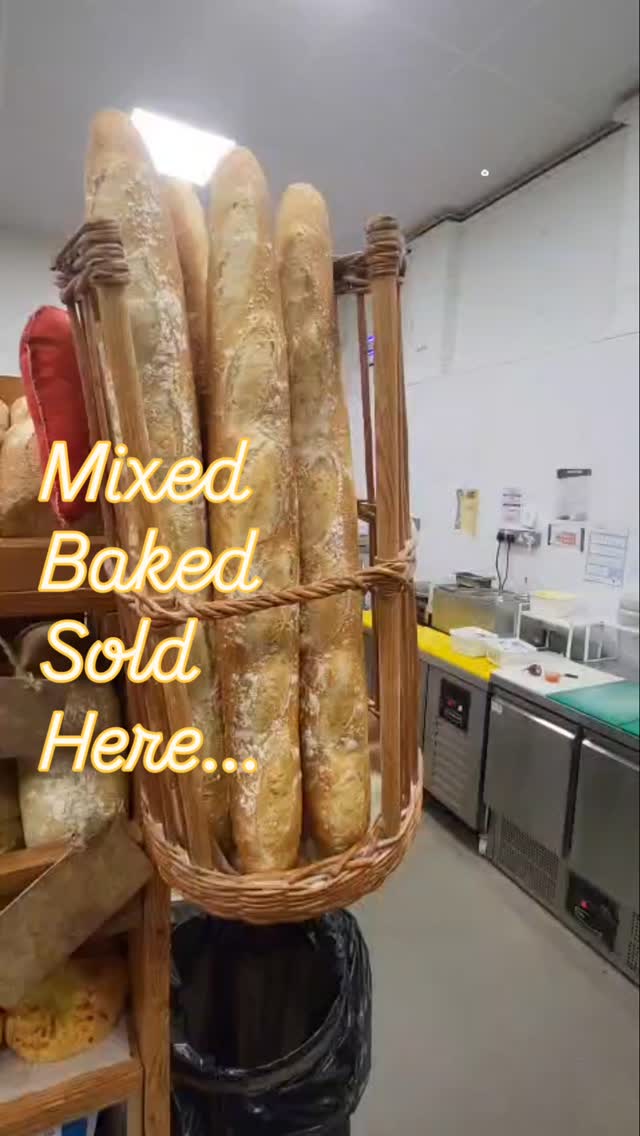 Wishing all our customers a Happy Friday... Have you tried our improved baguettes... #artisanbakery #suportlocal #indepentantbakery #realbread #freshbread
