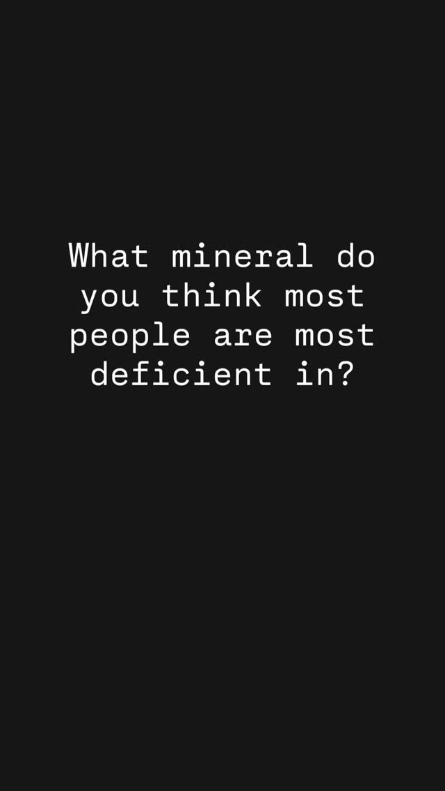 Drop your answer in the comments — I’m curious what you’ve seen or experienced. 👇 #minerals #rootcause #holistichealing
