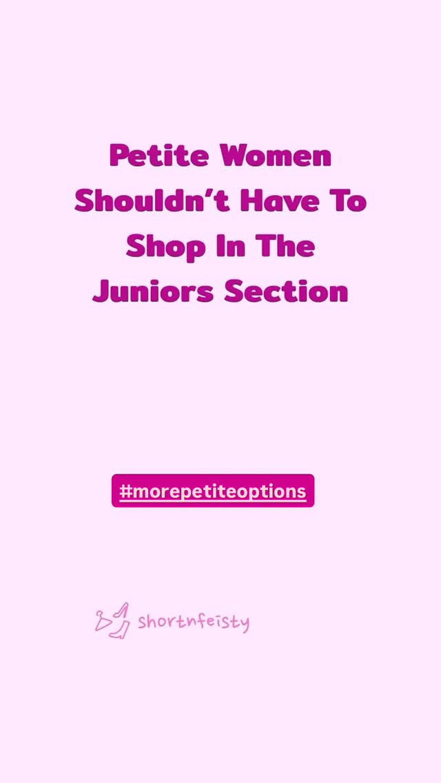 Petite women shouldnât be forced to shop in the kids section. We deserve to be seen and heard.
Iâm Carole, Iâm 4â11â and I know how hard it is to find clothes that fit. I was so frustrated with clothes shopping that I started tracking brands that work for us, and built a directory to help others. Click the link in my bio for help. đď¸