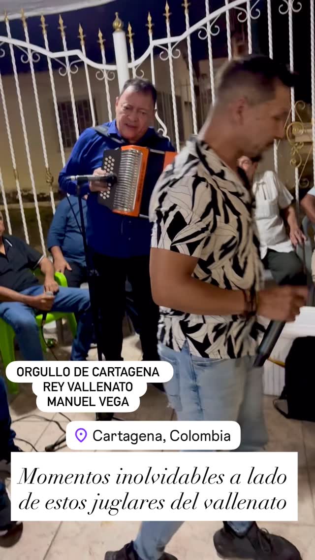 Compartiendo con juglares y grandes compositores en Cartagena #manuelvega #johanroa #letzingvallenato #vallenatony