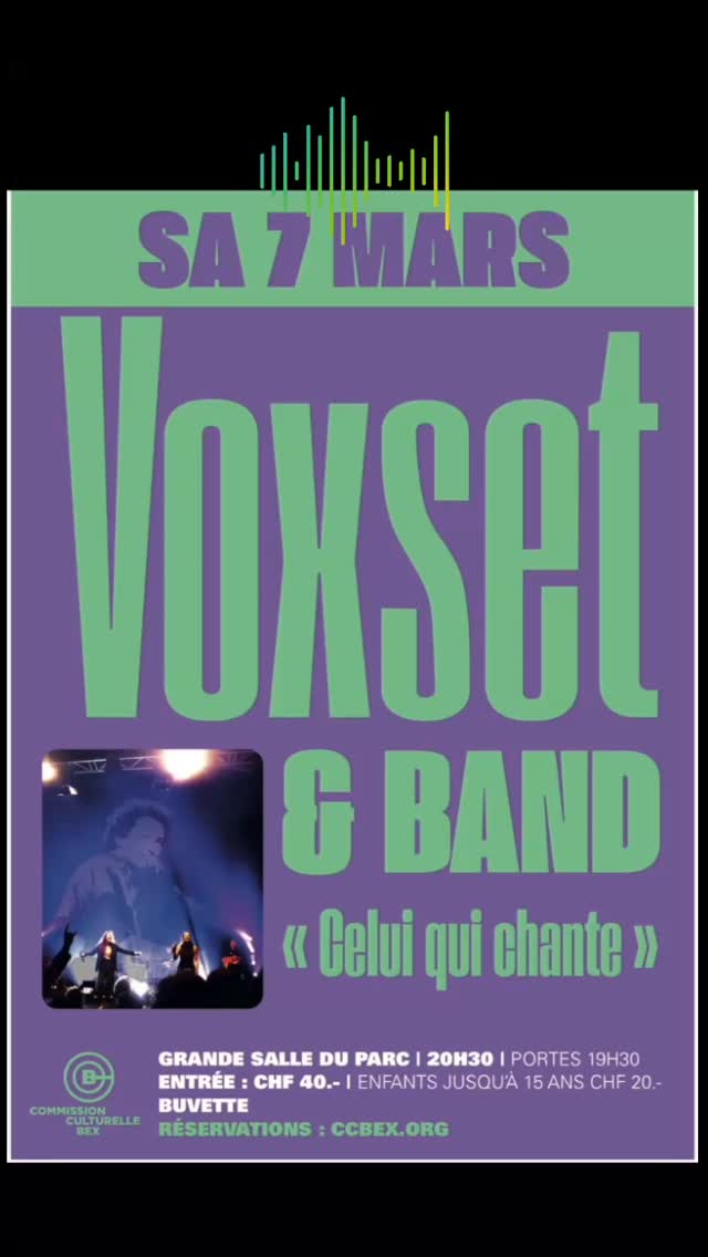 On sera bientôt à Bex et on se rejouit !