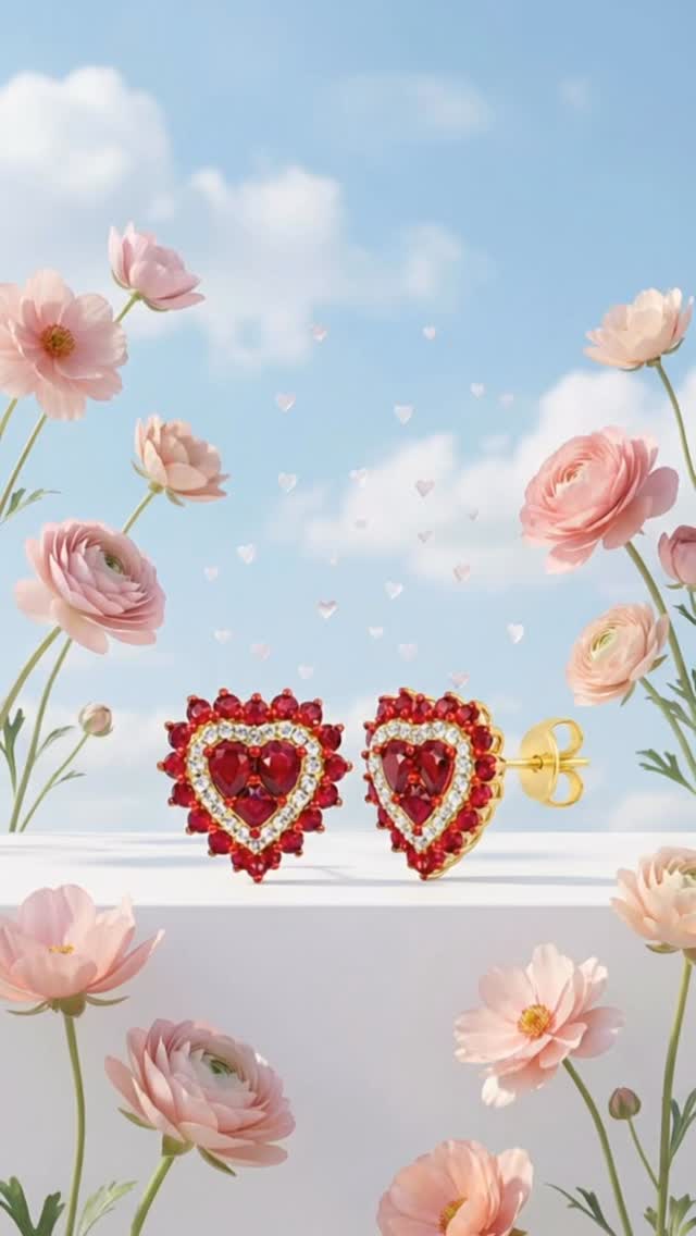 A heart that lasts longer than Valentine’s Day…
#ValentineGift
#BeMyValentine
#HeartJewelry
#RubyHeart
#GiftForHer