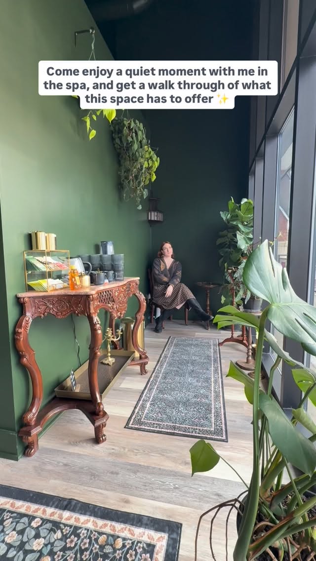 What a calming, and nourishing space to grow your business 🌿
Our suite spaces are the perfect place for already established service professionals looking to branch out, find a more convenient location, and have a community focused environment.
What we provide:
-Sinks and cabinets for storage in each suite
-Overhead lighting with dimming switch
-Front door locking code system
-All utilities included with free in house washer/dryer
-Free parking in lot and on road
-Busy, walkable, and highly desirable location
-Waiting area with snacks and drinks provided
-The ability to customize your suite to fit your esthetic and vibe
-Storage and break room for service provider use
At Balm you have the perks of:
-Being your own boss
-Customizable spaces
-Professional atmosphere
-Prime location
-Marketing support
-Luxury without the overhead
-Supportive and local environment
If this space aligns with your goals contact Erin at Holistichairdesign@hotmail.com for more information and to view the space.
#asheville #avl #riverartsdistrict #localbusiness #balmsalon