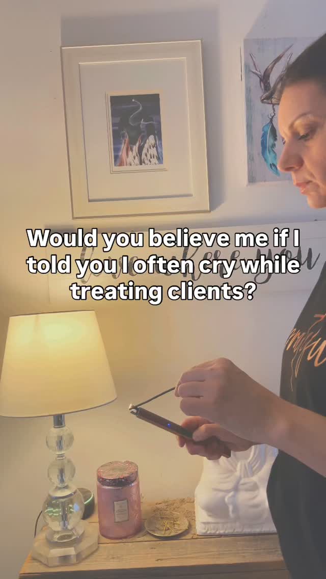 Sometimes my eyes fill with tears during a massage.
Not because I’m sad….
but because there are moments in this work that feel deeply sacred.
A person has chosen to trust me with their body.
They’ve allowed themselves to receive.
And in that quiet exchange, there’s a kind of reverence that’s hard to put into words.
For clients:
this isn’t about emotion spilling into the room or a lack of boundaries, it’s about presence. About how seriously I hold the responsibility of caring for someone who has trusted me.
And for therapists:
this is what can happen when we slow down enough to truly feel the work, when we’re regulated, present, and attuned, rather than rushing, fixing, or performing.
These moments aren’t taught in school.
But they’re often what keep us connected to why we chose this work in the first place.