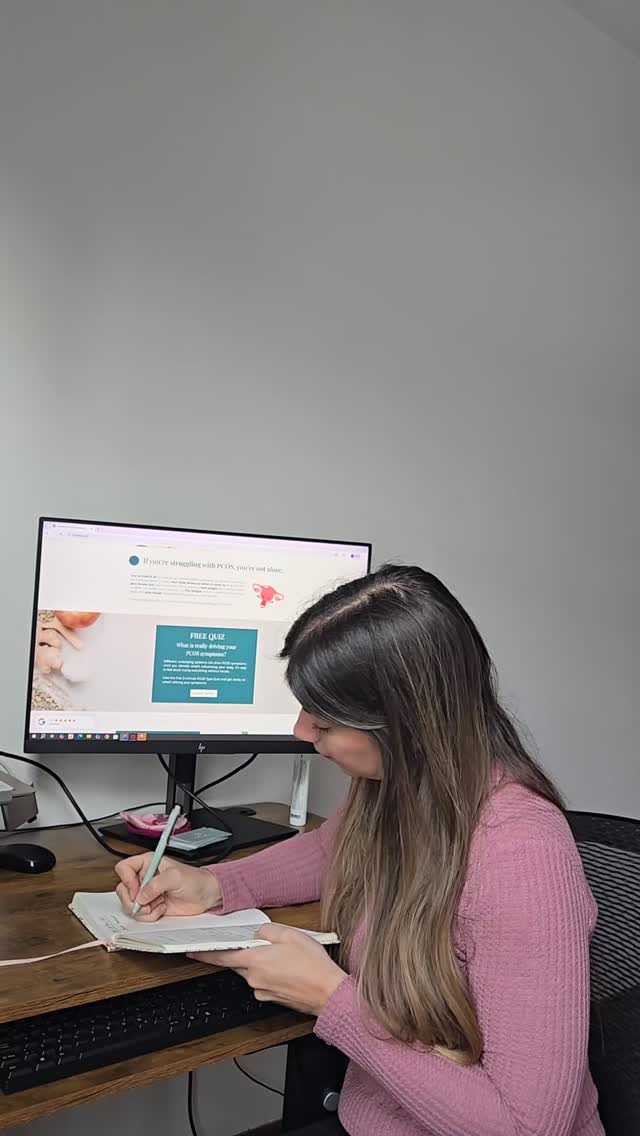 So many women with PCOS are doing everything they’re told —
eating “healthy,” eating less, exercising more — and still not seeing changes.
I did all of that too. I thought I just needed more discipline. More control. But my symptoms didn’t improve.
Everything shifted when I stopped doing more and started understanding what was actually driving my PCOS symptoms.
PCOS doesn’t have one single root cause.
And when you support the wrong thing, your body won’t respond no matter how hard you try.
✨ That’s why I created my free PCOS Type Quiz
To help you get clarity instead of guessing.
Link in bio 💕