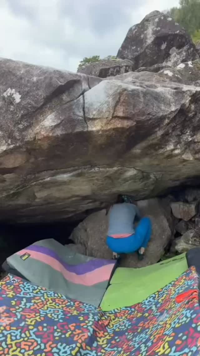 When your beta is wacky - just like the UK weather! Looking forward to drier days 🔜
Badger attack (carrock fell) - 7a
Non dyno beta