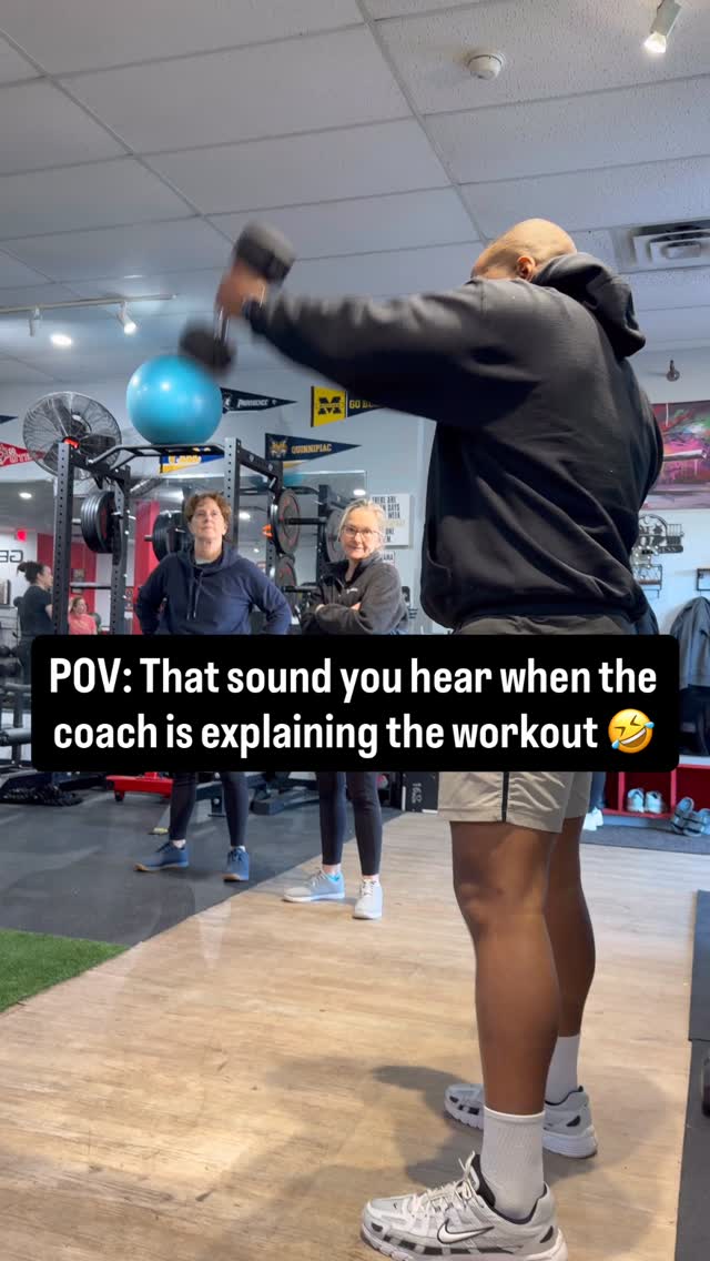 POV: That sound you hear in your head when the coach is explaining the workout⦠š¦š
Youāre nodding like you totally understandā¦But in your head itās just:āWaahh-blaaah-waaahh-THUNDERSTRāwaaahh.ā
Donāt worry. Happens to everyone on Day 1.Thatās why at Steel Fitness we donāt just explain the workoutā¦We coach you through every rep, every set, every win. šŖ
So even if it sounds like Donald Duck at firstā¦Youāll still leave stronger than when you walked in.
DM MOMENTUM if youāre ready to finally understand your workouts (and your body) after 40. š„
#steelfitness #momentum #fitover40 #strengthtraining #ridgefieldct gymhumor