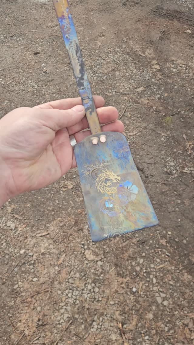 Another favorite of mine from this batch of titanium spatulas. What do you think?