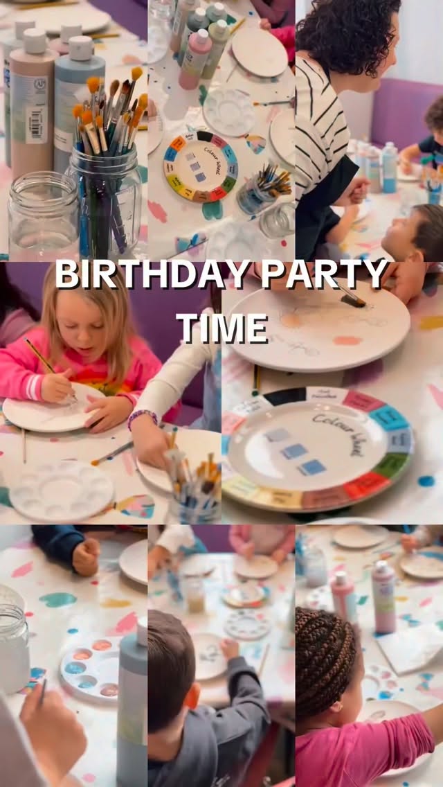 Stress-free birthday parties start here šāØ
Full set-up, paint and brushes provided.
Plus a FREE birthday plate keepsake for the birthday child ā any theme you choose š
Come party with us! #solihull #potteryparty #solihullmums #solihullmumsanddads #pyop