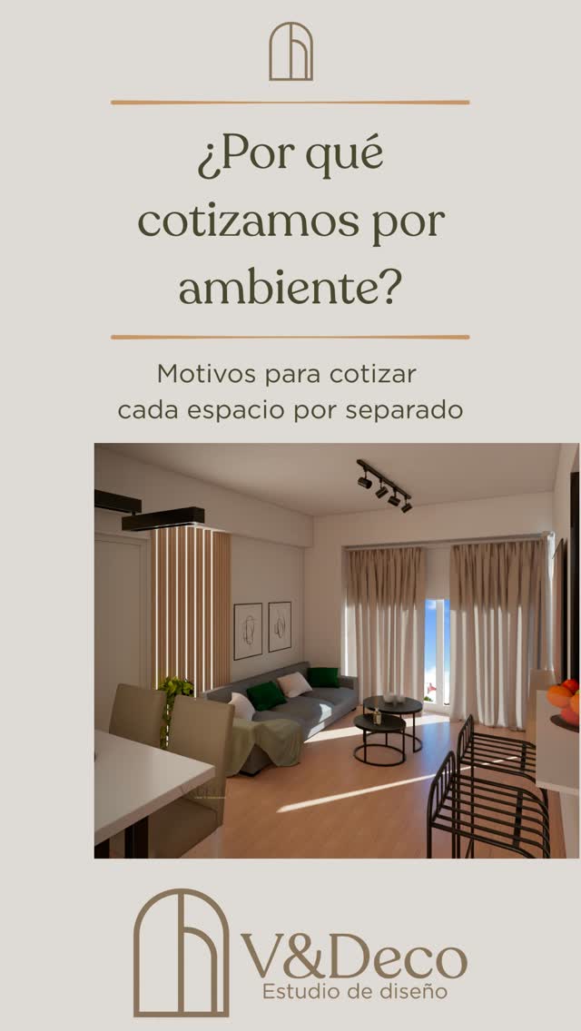 Cada espacio tiene su propia complejidad.
No es lo mismo diseñar un living que una cocina o un dormitorio.
En V&Deco trabajamos por ambiente, con un valor claro y definido, sin sorpresas.
👉 Más claridad, mejor planificación y decisiones bien tomadas desde el inicio.
#DiseñoDeInteriores #Interiorismo #DiseñoConSentido #ProyectoDeInteriores #DiseñoPorAmbiente #ArquitecturaInterior #EspaciosQueSeViven #DiseñoPersonalizado
#DiseñoResidencial #InterioresArgentina