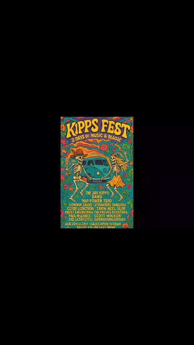 Highlights from Kippsfest 2025 - stay tuned for 2026 lineup and ticket sales #Kippsfest #jaykipisband @snowheelslim @pauljmcinnis @passiveresistor @scottwickensongwriter @maddieballmusic @jaykippsband @supernaturalbuffalo @conorgains @mippowertrio