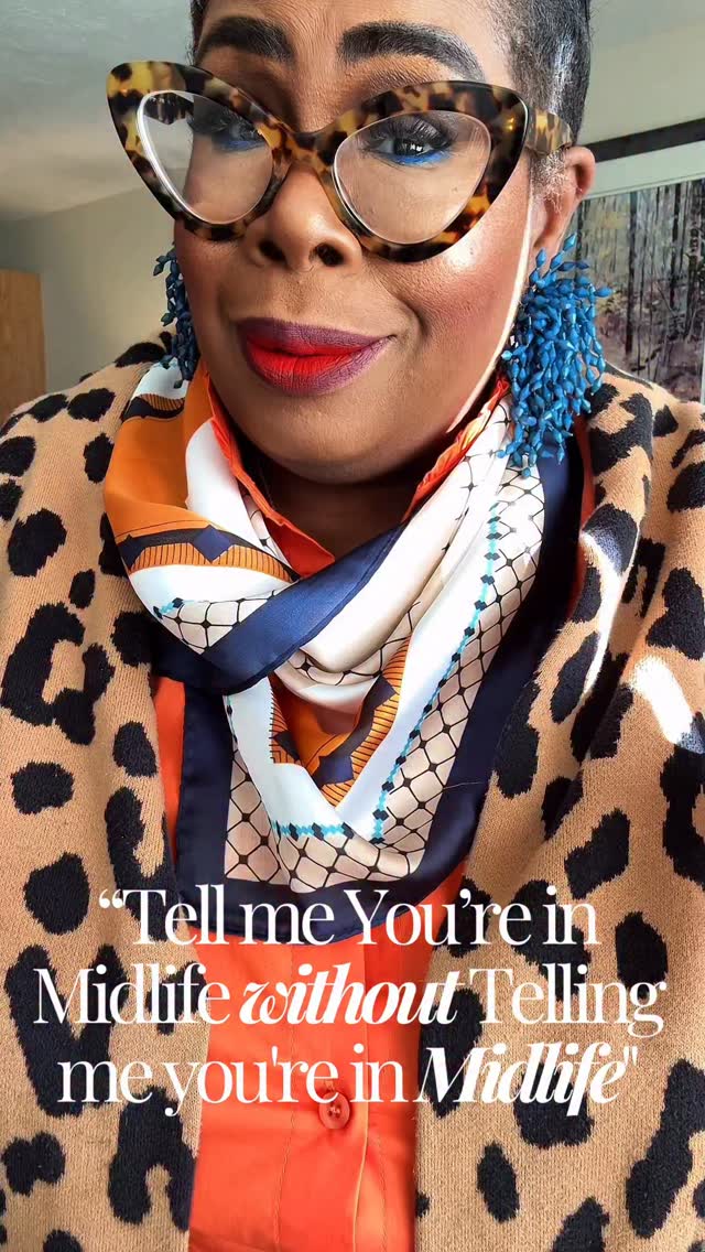 I guess It’s official—I’m a GOLDEN Girl. ✨😂
Listennnn! Midlife is realizing you don’t need permission to try something new.
A $6.99 handkerchief/bandana from @amazon, Bold & fun earrings from @tjmaxx and A little pattern play.
And suddenly… you feel more like a Foxy and Vibrant YOU.
Here’s the lesson, Sizz:
• Reinvention doesn’t have to be Loverly dramatic and expensive—sometimes it’s just playful and simple.
• Changing up your style is a safe place to experiment when you’re rediscovering yourself.
• If it makes you smile (and you can breathe through the hot flashes 😅), it all counts chileee!
We’re not dressing to impress—we’re dressing to express a higher version of yourself.
Cute and cool over here. Sizzle Boldly!🔥
#explore #fashion #coach #midlife #reinvention