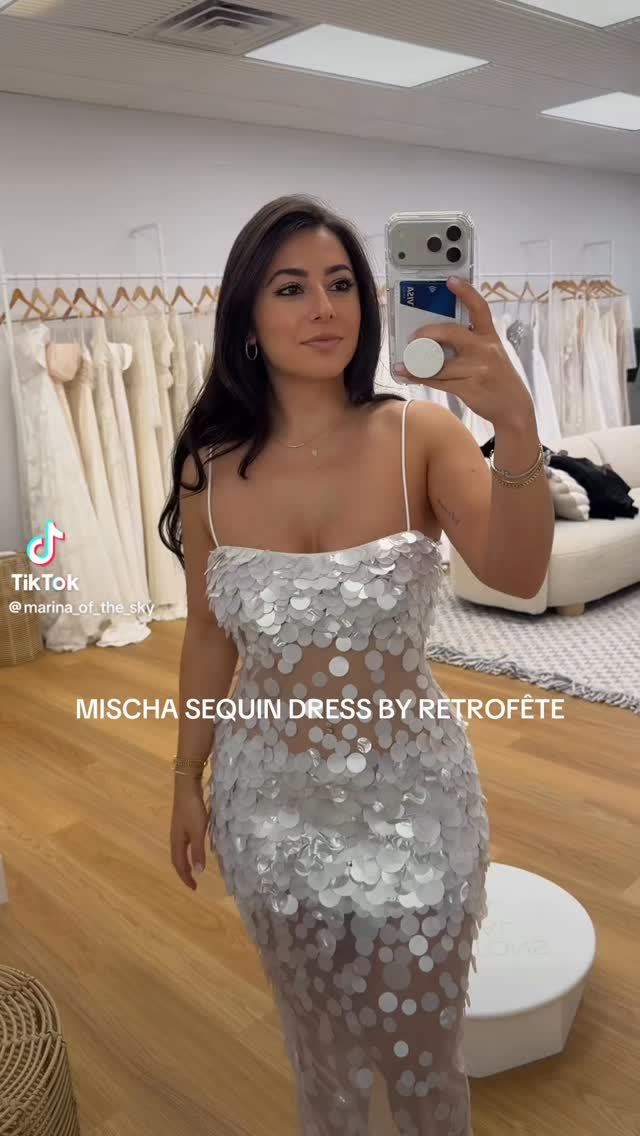 Our gorgeous bride @marinaofthesky_ in the Mischa sequin dress by @retrofete! 🤩✨
#retrofete #bachelorette #hamptonsbridal #2026bride #bridesoflongisland