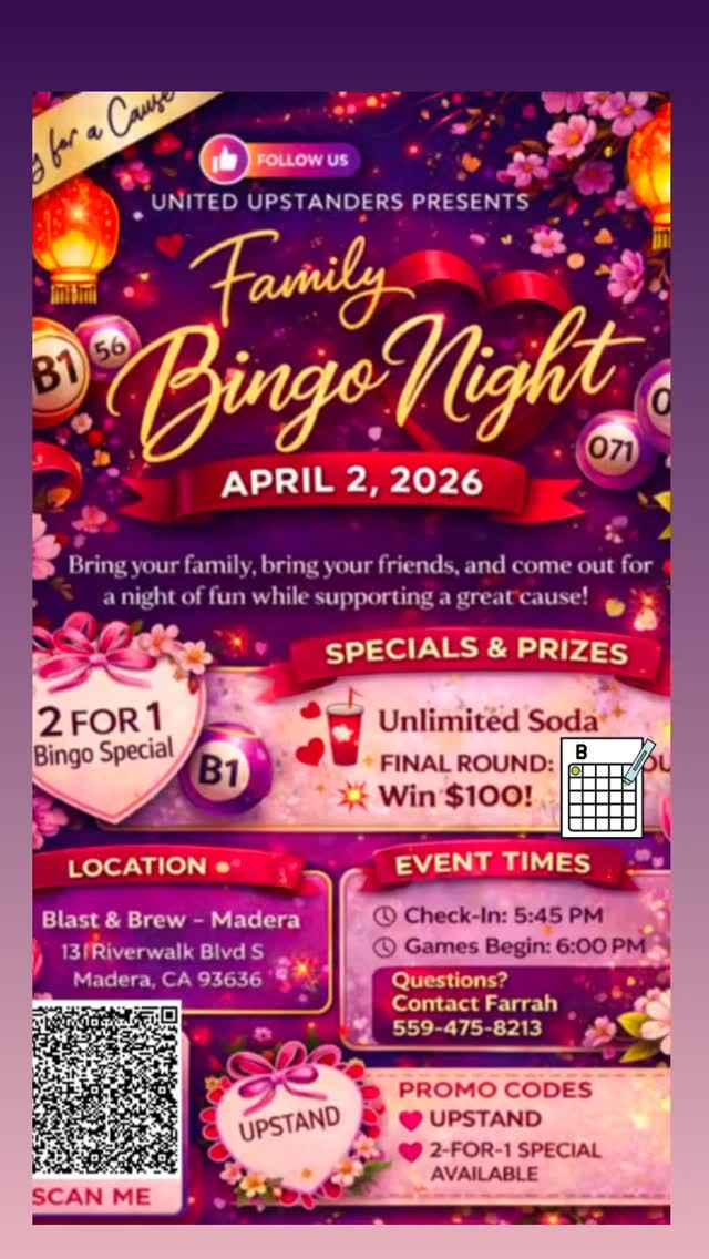 🎉 March is PACKED with birthdays 🎂
So we’re hitting pause on March and saving the fun for APRIL 🥳
We can’t wait to bring everyone together for another Family Fun Bingo Night—laughs, prizes, and all the good community vibes you know and love 💙
And don’t worry… 👀
I promise there will be more than just dinosaur toys 🦖😉
(If you know, you KNOW!)
April can’t come fast enough—see you soon, families! ✨Link for tickets is in the bio.
#UnitedUpStanders #FamilyBingoNight #CommunityFun #IfYouKnowYouKnow #AprilCantWait 💫