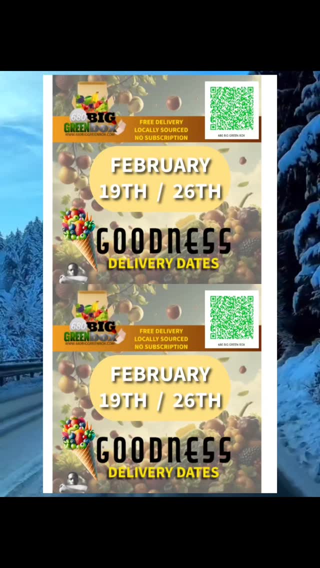 WORKING THE GOODNESS PLAN!!
@680biggreenbox GOODNESS DELIVERY