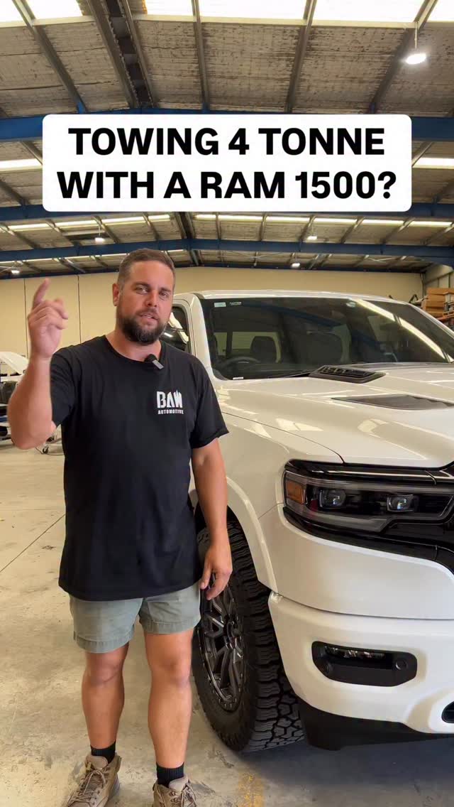 If you’re towing 4-tonne with a RAM 1500, this is the stuff we won’t skip.
Heavy towing isn’t just about power — it’s about control, compliance, and durability over the long haul.
Our top three must-haves:
1. Long-range fuel tank – because that Hemi V8 is it even thirstier when towing
2. GVM upgrade – to legally and safely carry the everything
3. Chassis bracing – to prevent long-term damage to your chassis especially when under-load.
Get these right and your RAM will tow better, last longer, and be set up properly for Australian conditions.
#ram1500 #towrig #caravanning