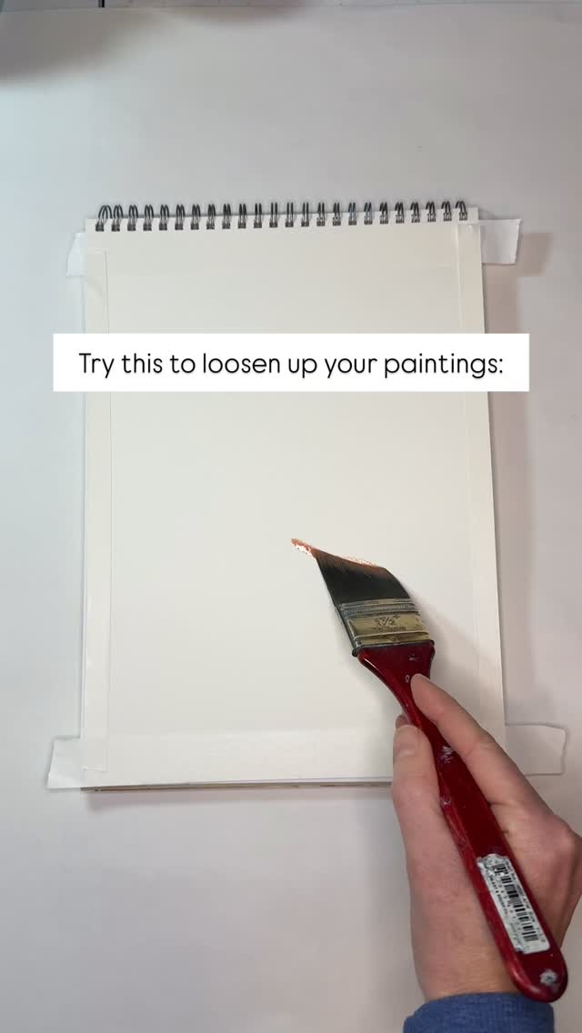 Try this to loosen up your paintings: paint with a bigger brush. And only use the one brush. Change the angle of how you’re holding it as needed. Don’t overthink. Focus on form over the details.
.
Happy painting!
.
#abstractingthelandscape #loosewatercolor #watercolorsketchbook #paintingtips