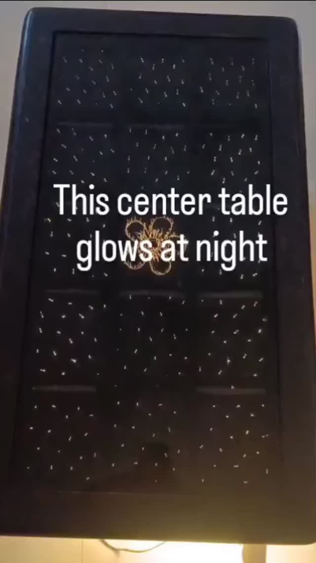 Center table that glows perfect for your homes, cafes and commercial properties.
DM now to order yours.