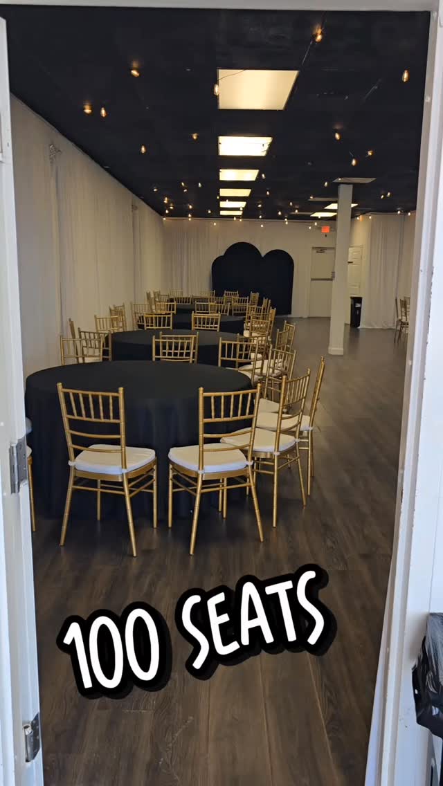 Check out this 100 seat layout at Ujima Socials event space or just come see it in person. www.ujimasocials.com
945.343.3124
#birthdaypartyvenue #oakcliffeventspace #birthdaypartyvenue