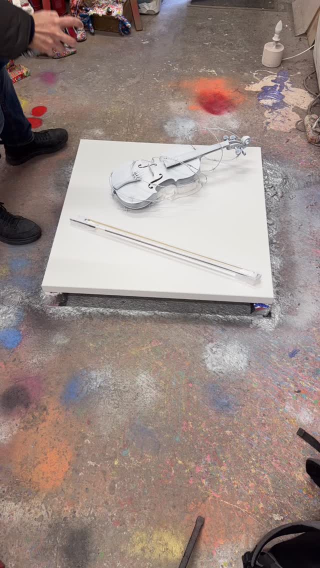 #violondelespoir #popart #konqui #rouge