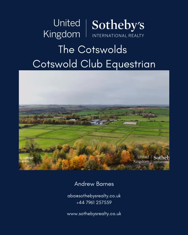 Cotswold Club Equestrian
80 acres of Gloucestershire countryside with beautiful rolling views
48,762 sq ft of the highest quality equestrian facilities
18,300 sq ft Indoor Arena with elevated viewing galleries
36 Monarch Stables
£4,500,000
Call 07961 257559
#uksothebysrealty #barnesproperty #thecotswolds #countrylife #gloucestershire