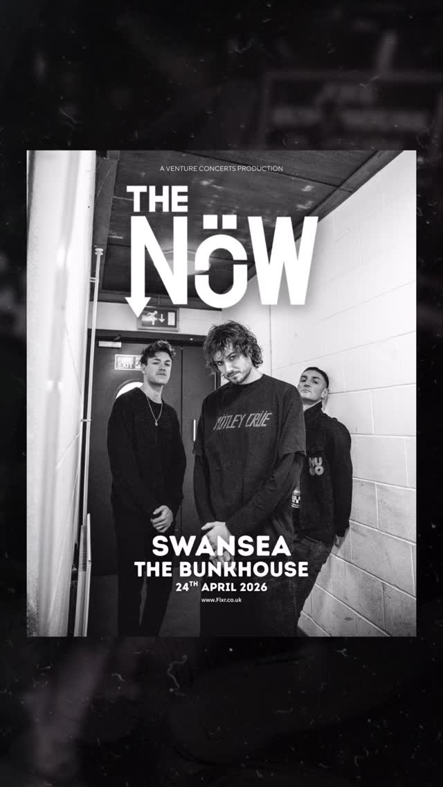 𝗧𝗛𝗘 𝗡𝗢𝗪!
The indie alt-rock stars are back to bring the energy!🔥
Known for their powerhouse live shows, critically-acclaimed Welsh rock outfit @thenowuk have shared the stage with the likes of Placebo, Noel Gallagher and Frank Carter & The Rattlesnakes. Their dynamic & loud alt-rock has been featured on: ITV, Channel 4, Sky Sports, BBC introducing, BBC Welsh A-list, Planet Rock, BBC Sport + more.
This one will sell fast - make sure to catch them in Swansea!
‘The next ‘big thing’ to come out of Wales’ - METAL PLANET MUSIC
+ Special guests TBA
📅 FRI 24 APRIL
🕖 Doors 19:00
🎟️ £10 ADV
GET TICKETS ➤ tinyurl.com/the-now-swansea / thebunkhouseswansea.com / Link in Bio