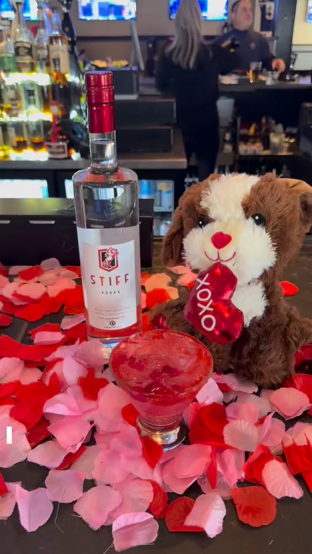 Warning: one sip and you might fall in love 😘
Cupid’s Cocktail + STIFF Vodka = the perfect Valentine. 💘
Tag your Valentine or come find one at the bar. 🍸
#STIFFVodka #ValentinesVibes #SipWithSTIFF #Pittsford #rochesterny