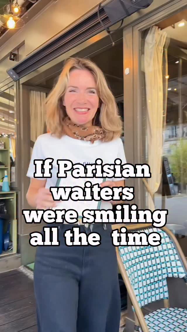 If Parisian waiters were smiling all the time , it would not be Paris anymore🤣🤣🤣 it would be the US!
We would lose our famous Paris spirit! We love our grumpy waiters!
🇫🇷 book your tickets for my show OH MY GOD SHE IS PARISIAN! The show in English in Paris by Paris Girl!
#parisian #pariscafe #parisianmood #frenchhumour #lavieparisienne