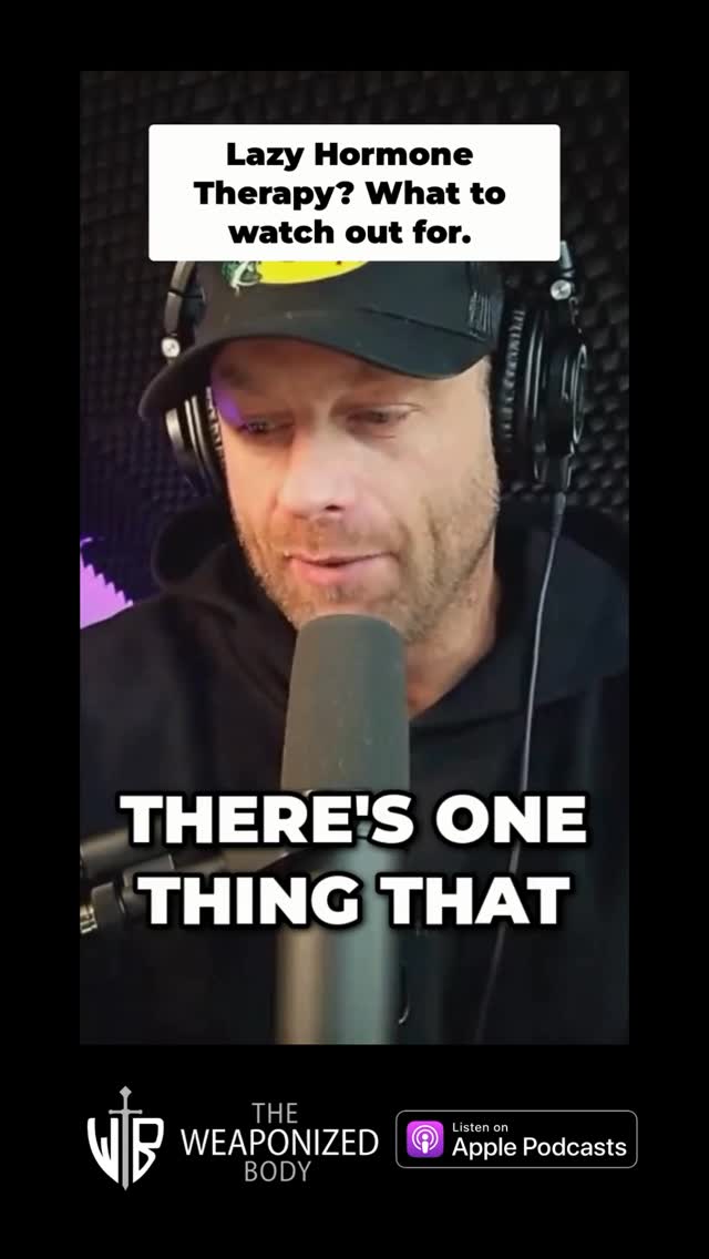 Curious? Weaponized Wellness is here to break it down with you. Send me a DM.
And check out the full episodes on
The Weaponized Body Podcast.