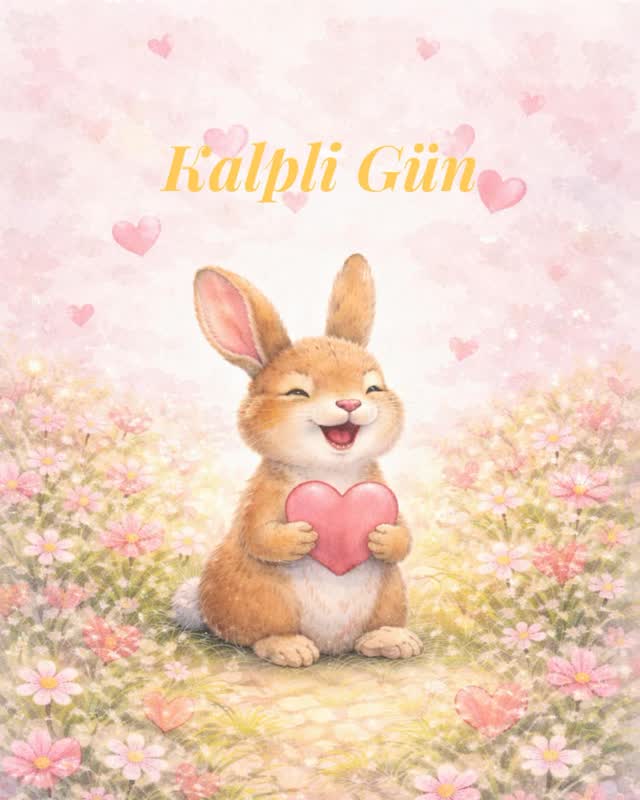 💗 Sevgi bazen büyük sürprizler değildir…
küçük bir kalbi iki patisiyle tutabilmektir.
Bu bölümde Lupo, sevginin en güzel halini paylaşıyor:
“İyi ki varsın.” 🐇🌸