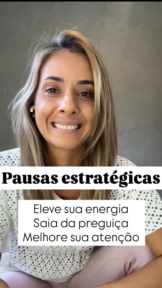 Pausas necessárias!
3 movimentos simples para elevar sua energia, te tirar da preguiça e melhorar sua atenção.
Com amor
Pri 🤍✨