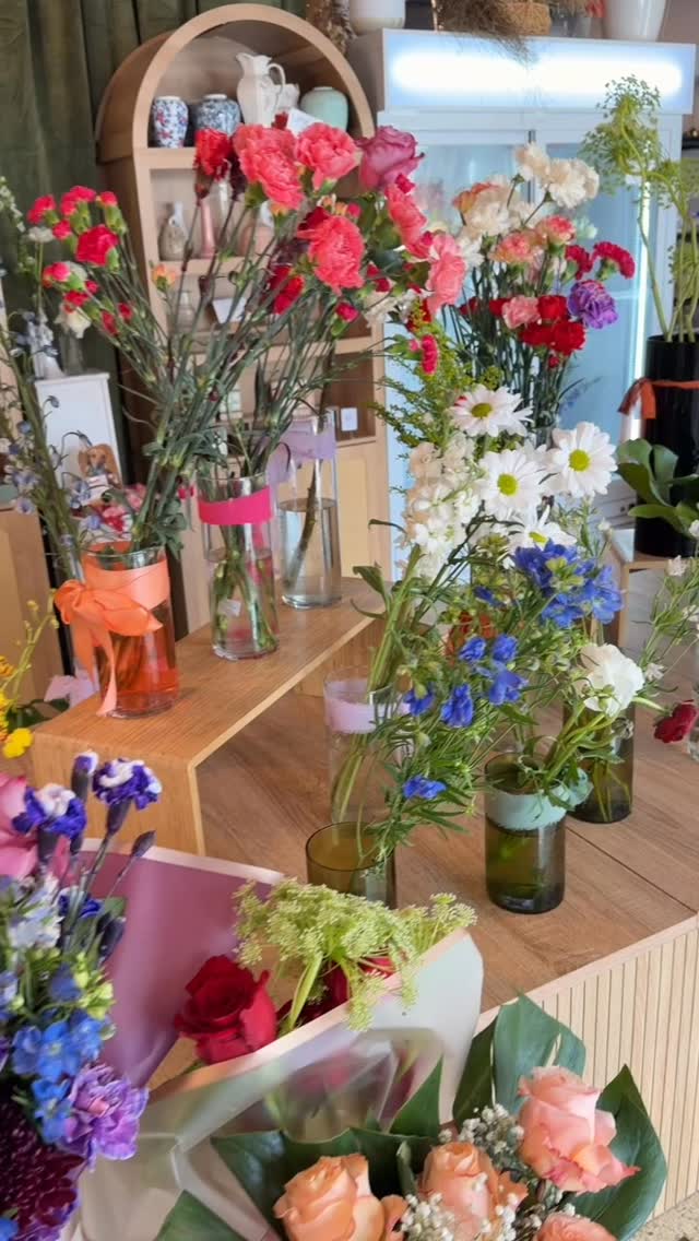 Valentine’s Day is in full swing over at the flower come by and say hi, grab some beautiful roses, attend a glanentines or date night or stop by the drive thru to help keep us sane and spread some love this week!