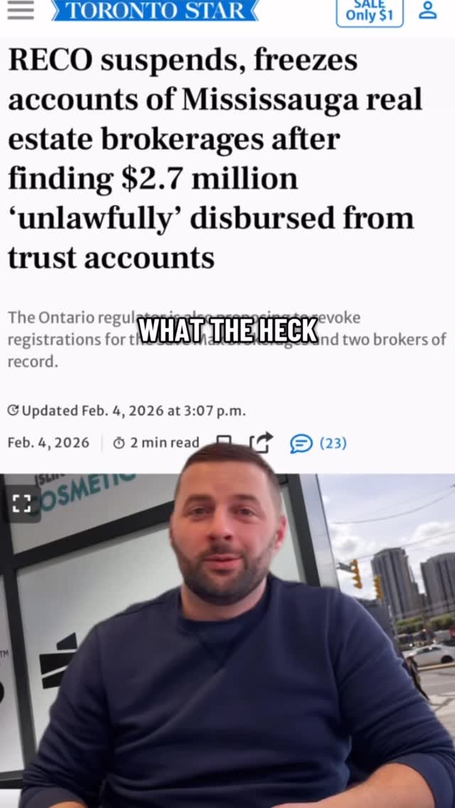 $2.7 million in trust funds flagged after regulators alleged funds were used outside legal guidelines at Save Max brokerages.
#SaveMaxNews #OntarioRealEstate #RealEstateNews #IndustryUpdate