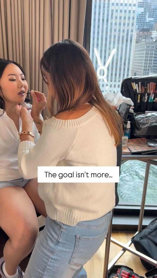 The magic is in the balance.
Wedding beauty should photograph beautifully in natural light, flash photography, and next to a white dress…
—but it should never feel heavy, overdone, or like you’re wearing a version of someone else.
The right balance means:
✨ Skin that looks like skin
✨ Definition without harshness
✨ Glam that enhances — never masks
Because when you look in the mirror, you should feel elevated… not unfamiliar.
This is the standard we hold for every bride we serve.
Tell us in the comments:
Do you prefer soft and natural, or a little more glam on your wedding day?
✨ Inquire through the link in our bio to reserve your Chicago wedding date.
#ChicagoBride
#ChicagoWedding
#ChicagoWeddingPhotographer
#ChicagoWeddingHair
#ChicagoWeddingMakeup