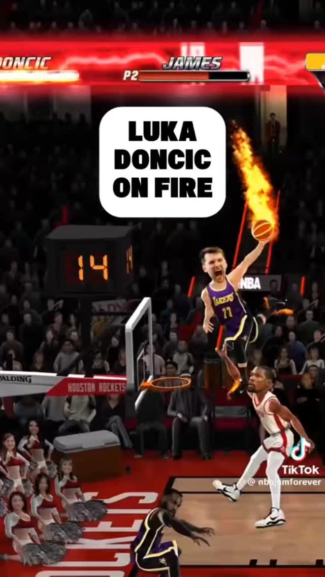 Luka throwing down along with Larry Bird in NBA Jam. #nba #nbacomparison #nbapodcast