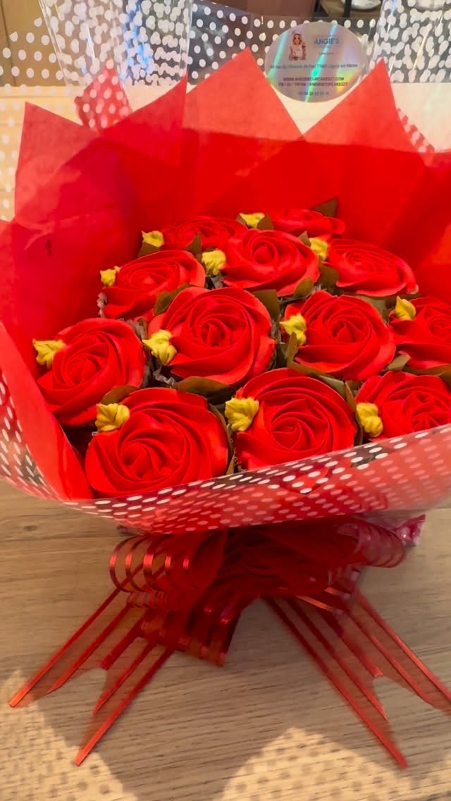 #angiescupcakes77 #rosesrouges🌹 #stvalentin2026 #fetedesamoureux❤️