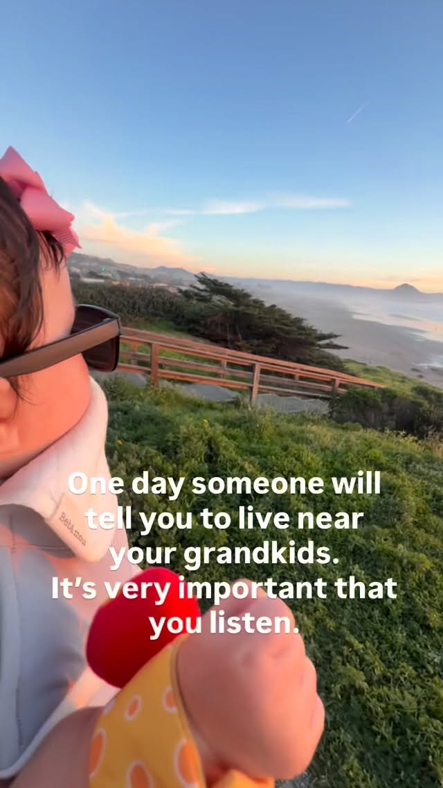 One day someone will tell you to live near your grandkids.
It’s very important that you listen. 🤍
#GenerationalLove
#ThisIsHome
#TimeIsPrecious
#littlemom