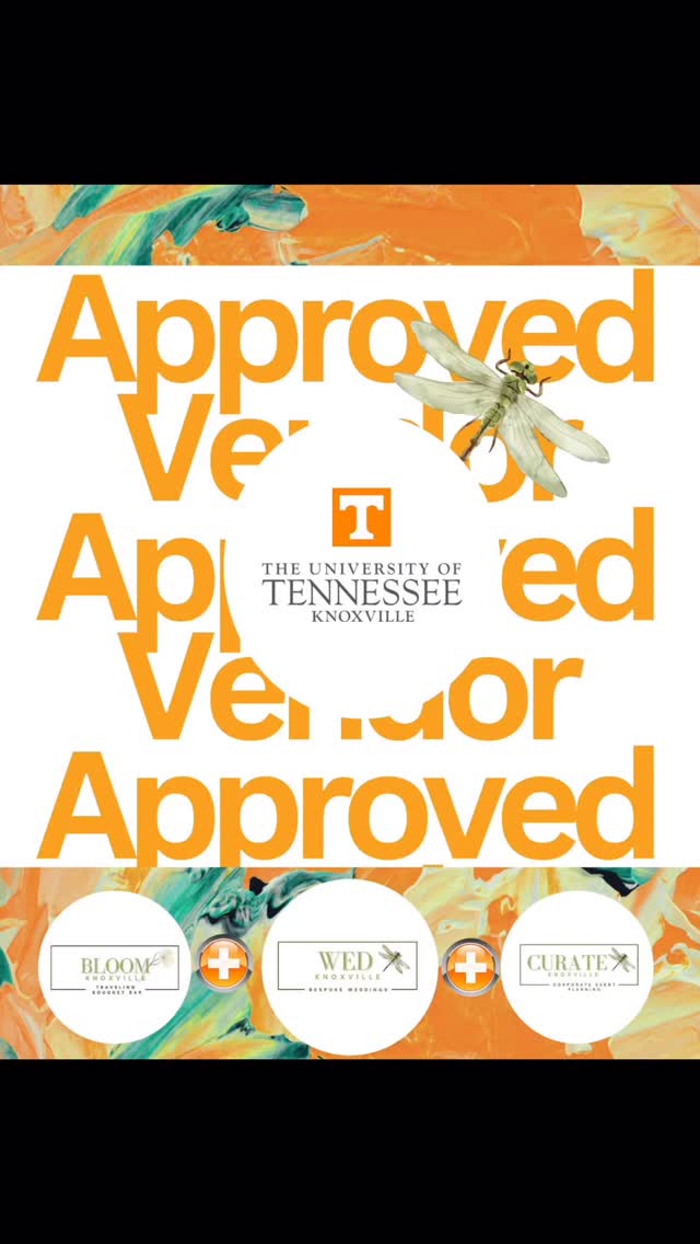 All Vols, Y’all! 🍊
We are beyond excited and amp’d all the way up to share...Wed Knoxville is officially a UTK Approved Vendor. 🧡🧡🧡🧡🧡🧡
Can’t wait to showcase our Bloom Knoxville Bouquet Bar 🌿 next week at a Valentine’s campus event.
I say...it’s great...to be...a...Tennessee Vol!!!!!!
#wedknoxville #utapprovedvendor #knoxvilleeventplanner #knoxvilleweddingplanner
