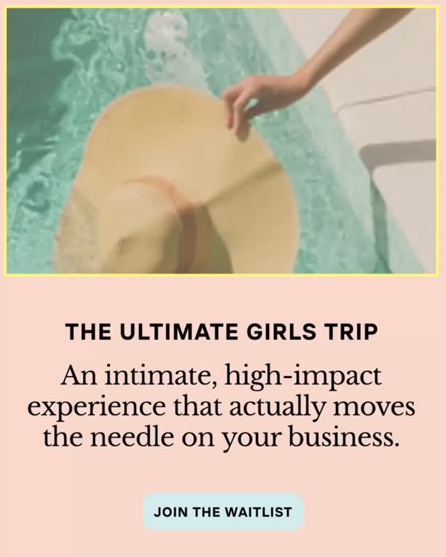 We’re keeping this small,
because the transformation is BIG
Spaces are extremely limited to keep things intimate, safe, and wildly impactful.
Join the waitlist -> Link in bio